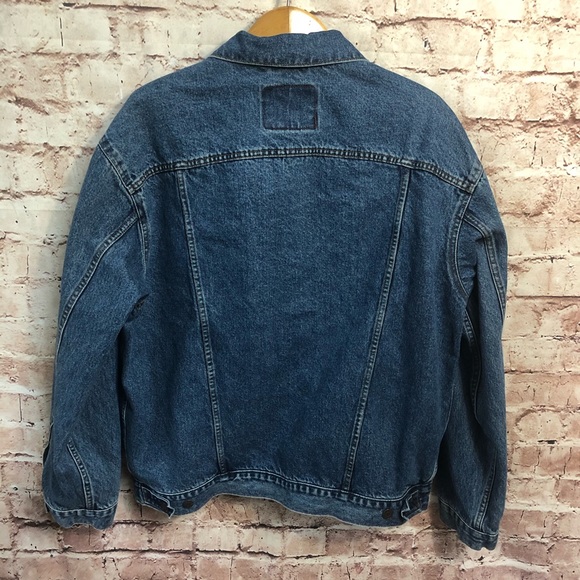 Levi’s Levi Strauss Mens XL Denim Blue Jean Jacket - Picture 2 of 9